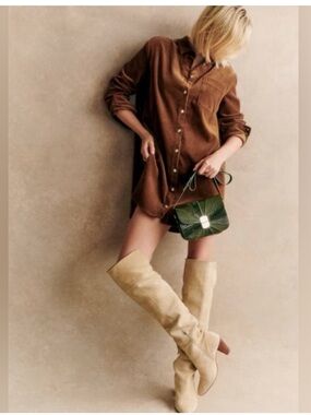 Sezane Sadie Dress in Brown
Size 4